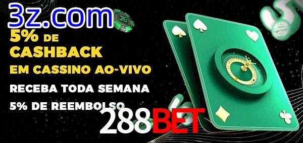 Promoções do cassino ao Vivo 288BET